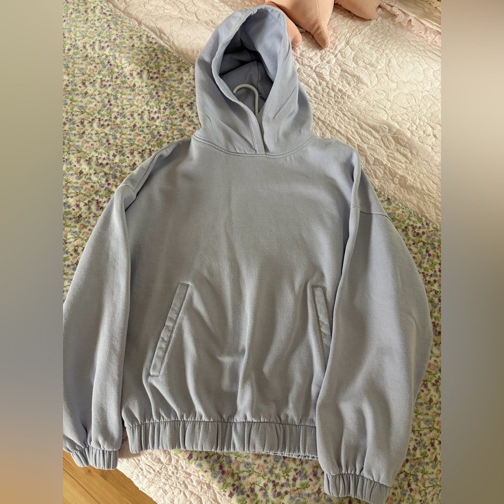 Zara Light Purple Casual Hoodie